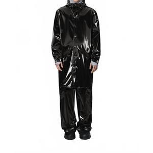 NEW RAINS contemporary long jacket in night